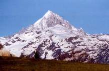 View on the green needle from the chalet